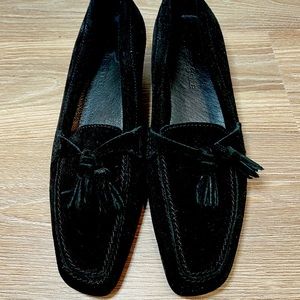 SAMSONITE | PATENT SUEDE LEATHER FLATS | 100% GENUINE | QUALITY MADE | SZ 7.5